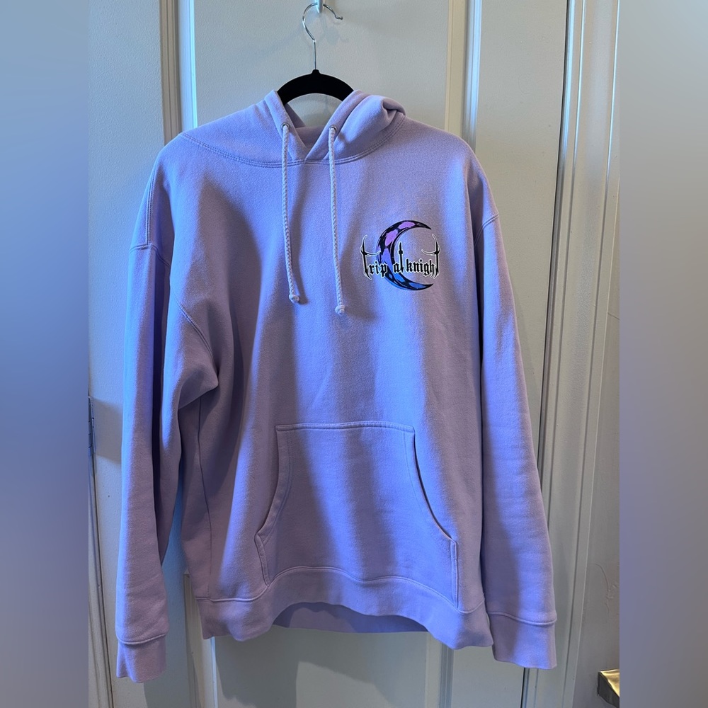 Light purple Trippie Redd merch hoodie